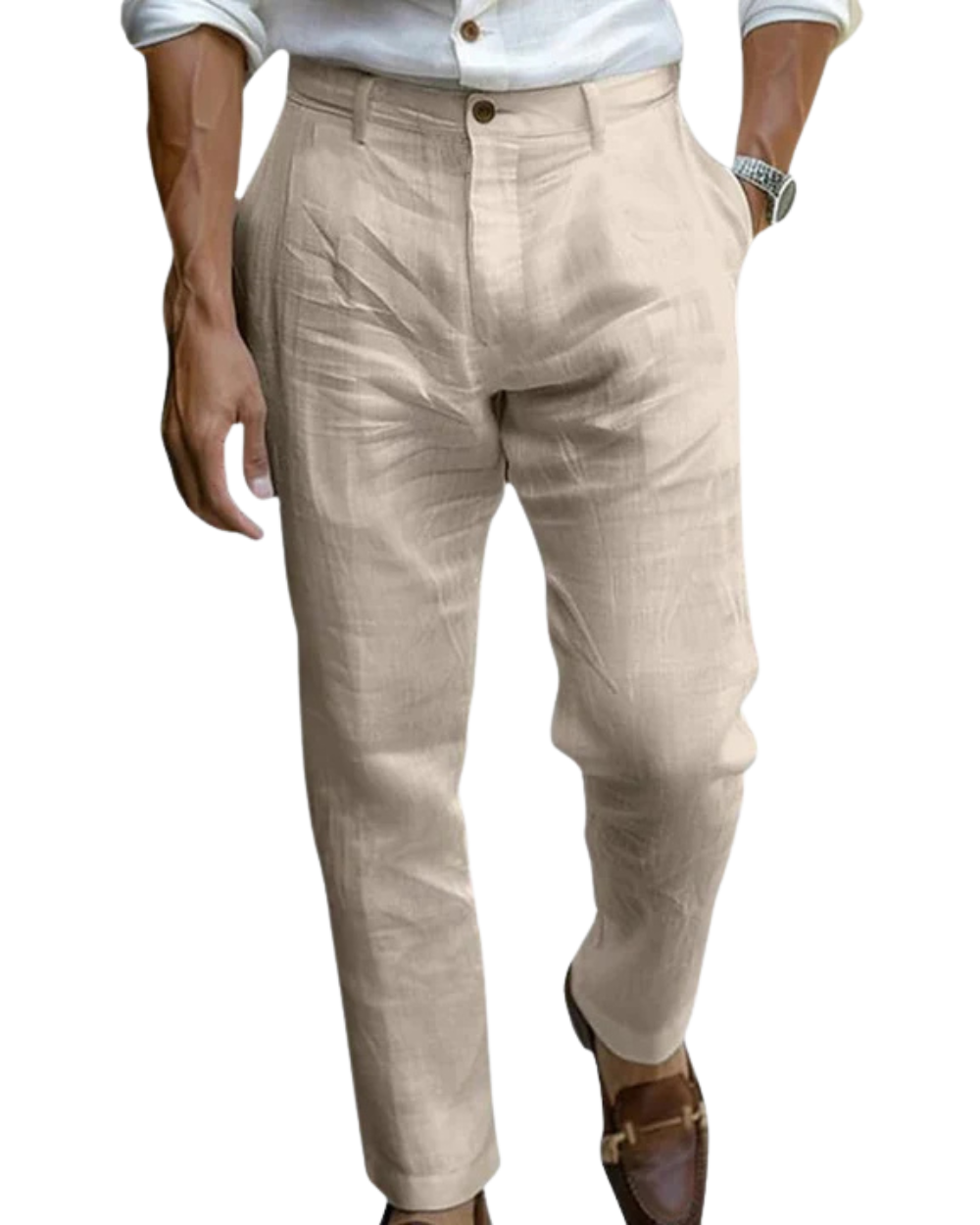 WISEMERE™ | Men's Pleated Linen Trousers