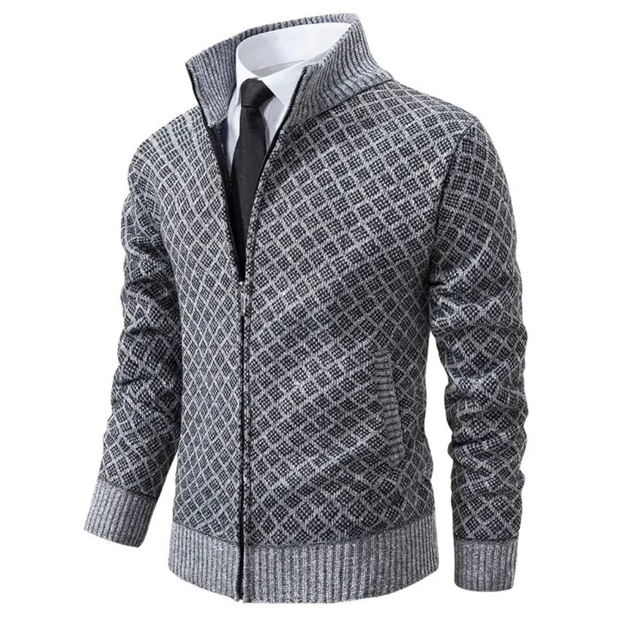 WISEMERE | ZIP-UP CARDIGAN FOR MEN