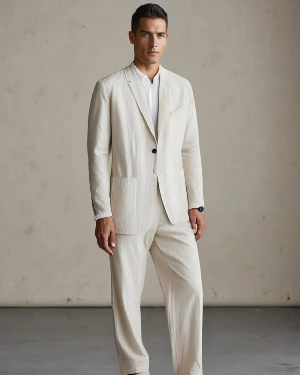 WISEMERE™ | Men's Pure Linen Coord