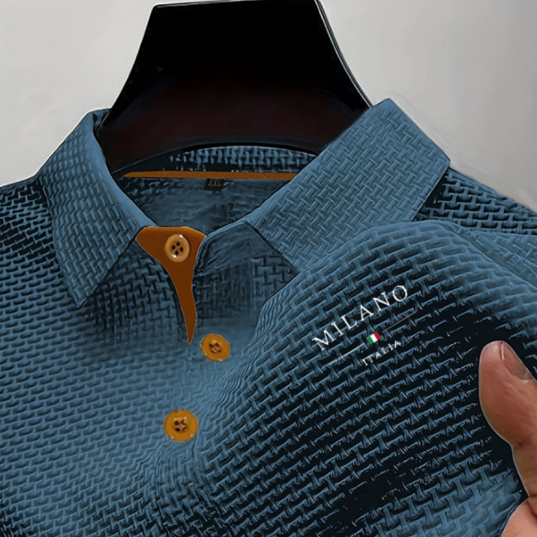 WISEMERE™ | Men's Basketweave Polo