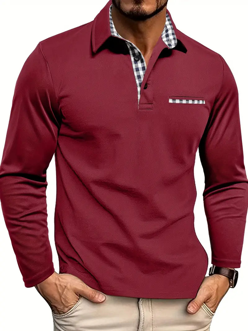 WISEMERE | MEN'S LONG SLEEVE POLO