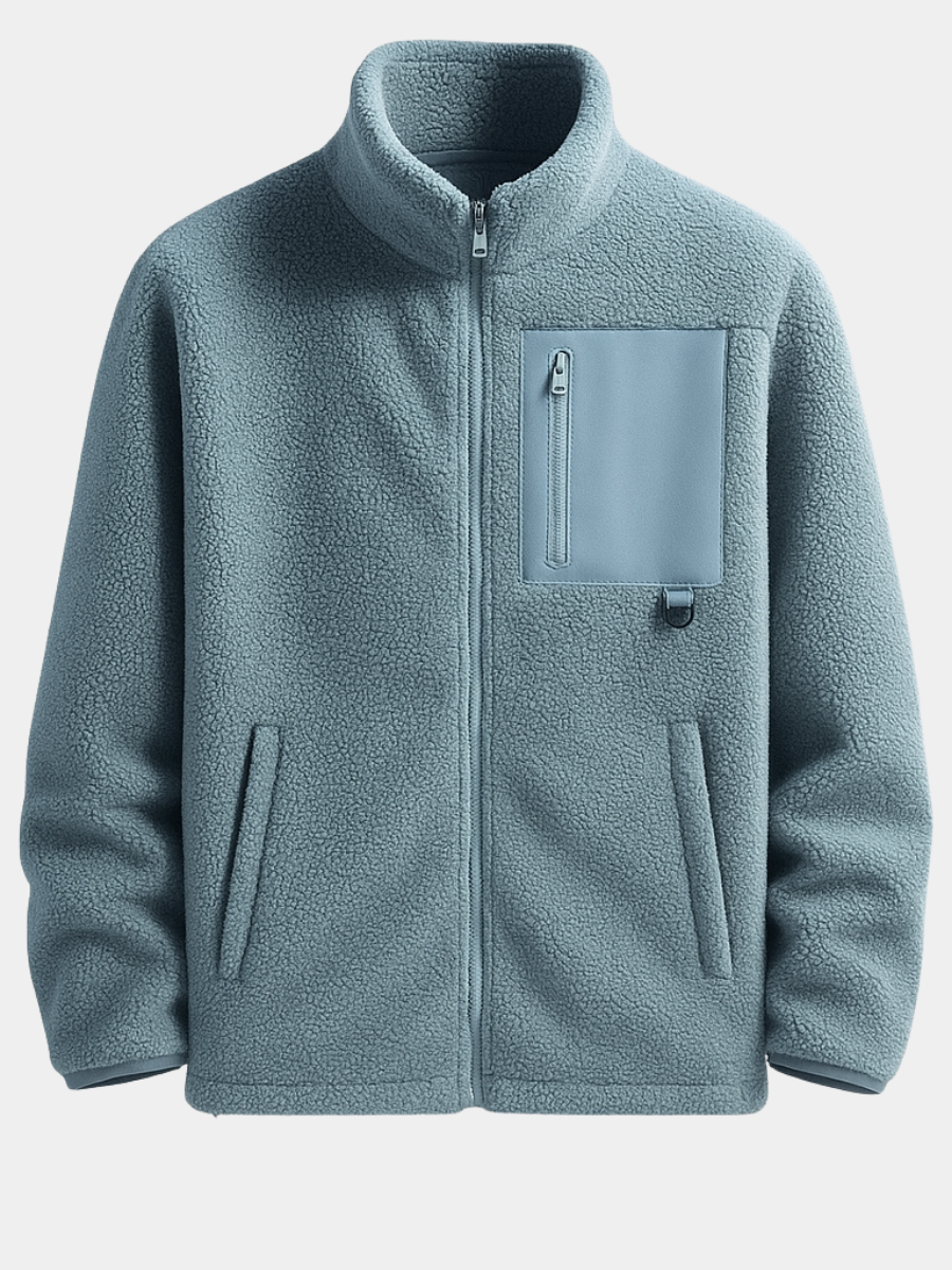 WISEMERE | FLEECE JACKET WITH ZIP FOR MEN