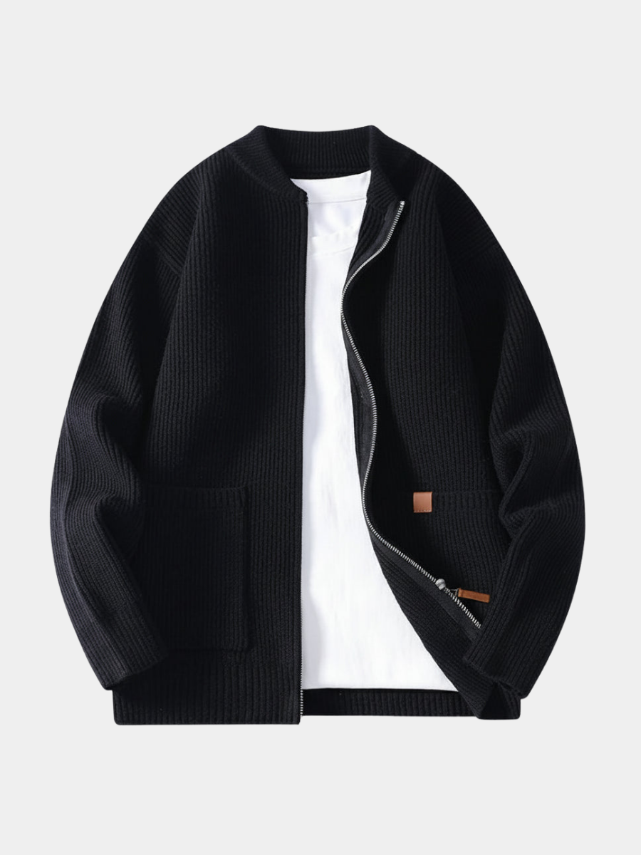WISEMERE | RIBBED KNIT JACKET FOR MEN