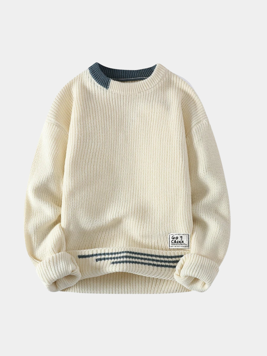 WISEMERE | COLOR BLOCK PULLOVER FOR MEN