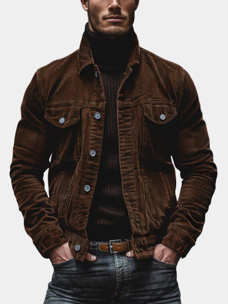 WISEMERE | RETRO CORDUROY JACKET FOR MEN
