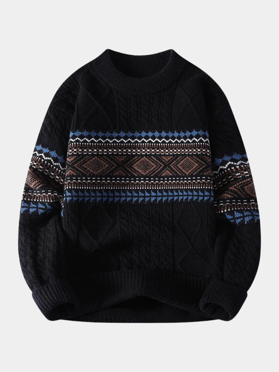 WISEMERE | NORDIC KNIT PULLOVER FOR MEN