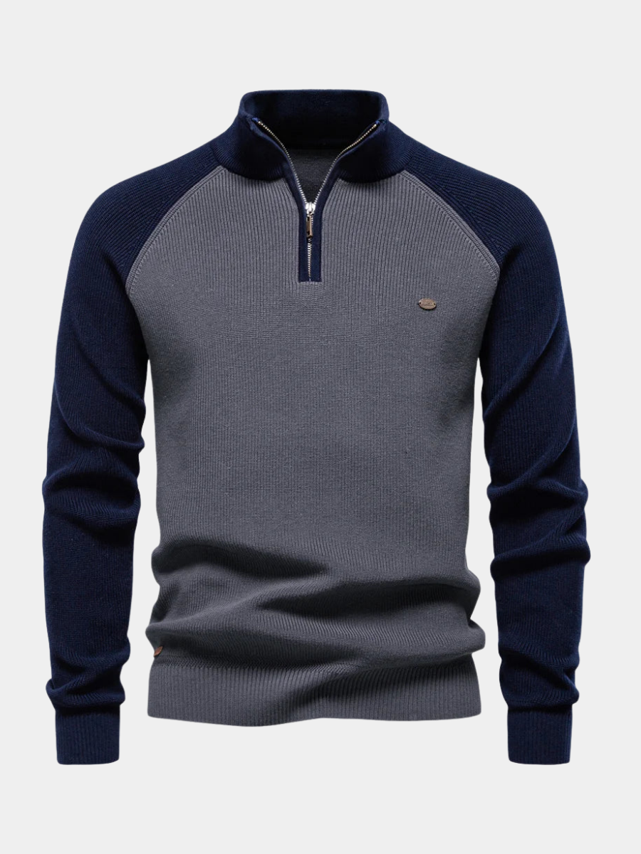 WISEMERE | ZIPPERED PULLOVER FOR MEN