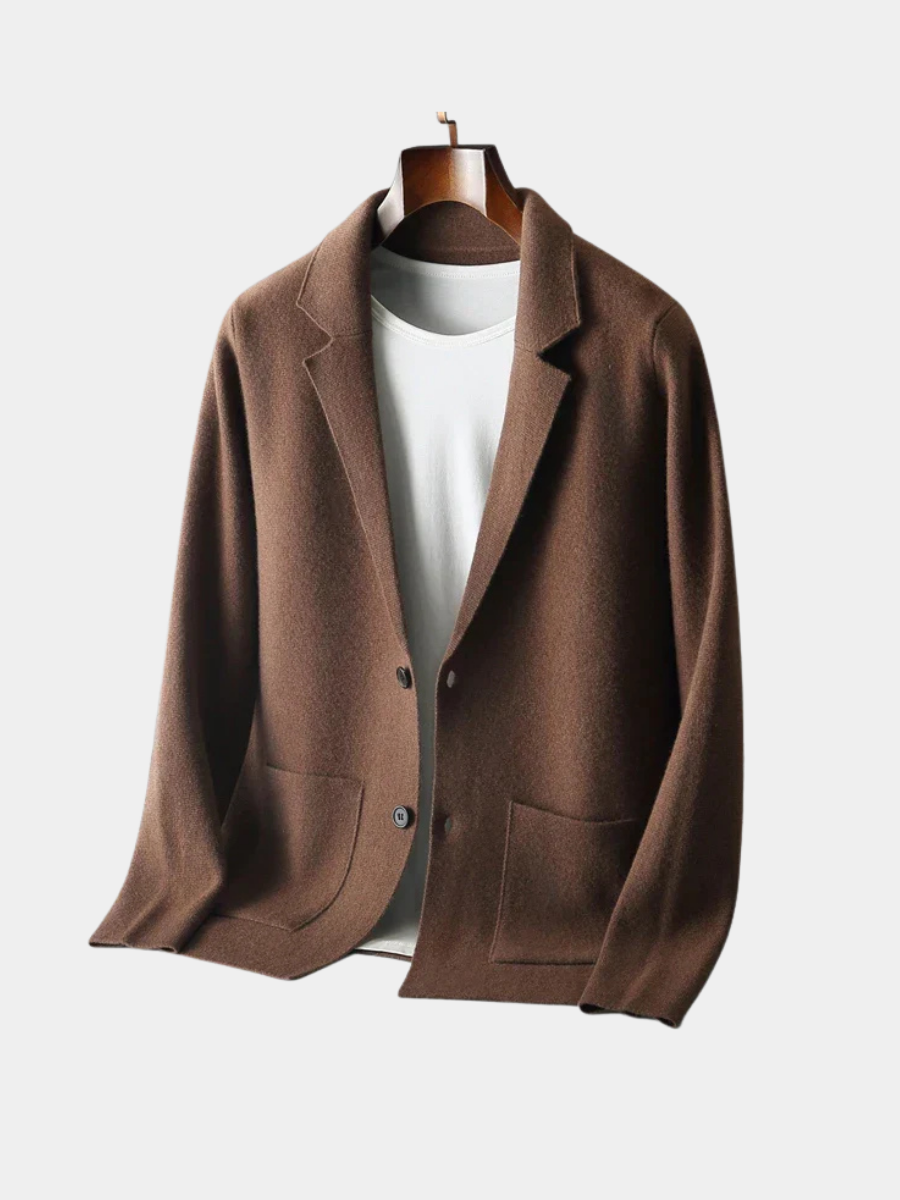 WISEMERE | REFINED KNITTED CARDIGAN FOR MEN