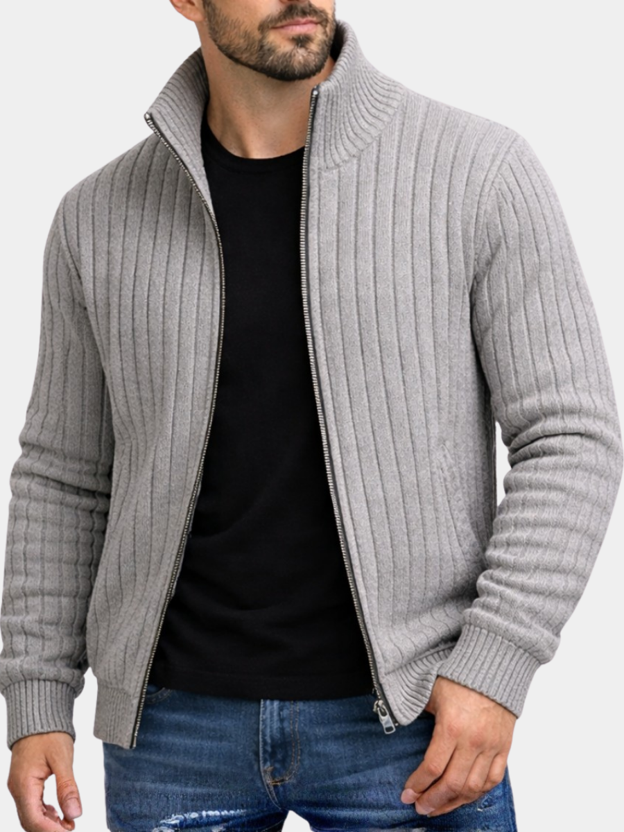 WISEMERE | CLASSIC ELEGANT ZIP CARDIGAN FOR MEN