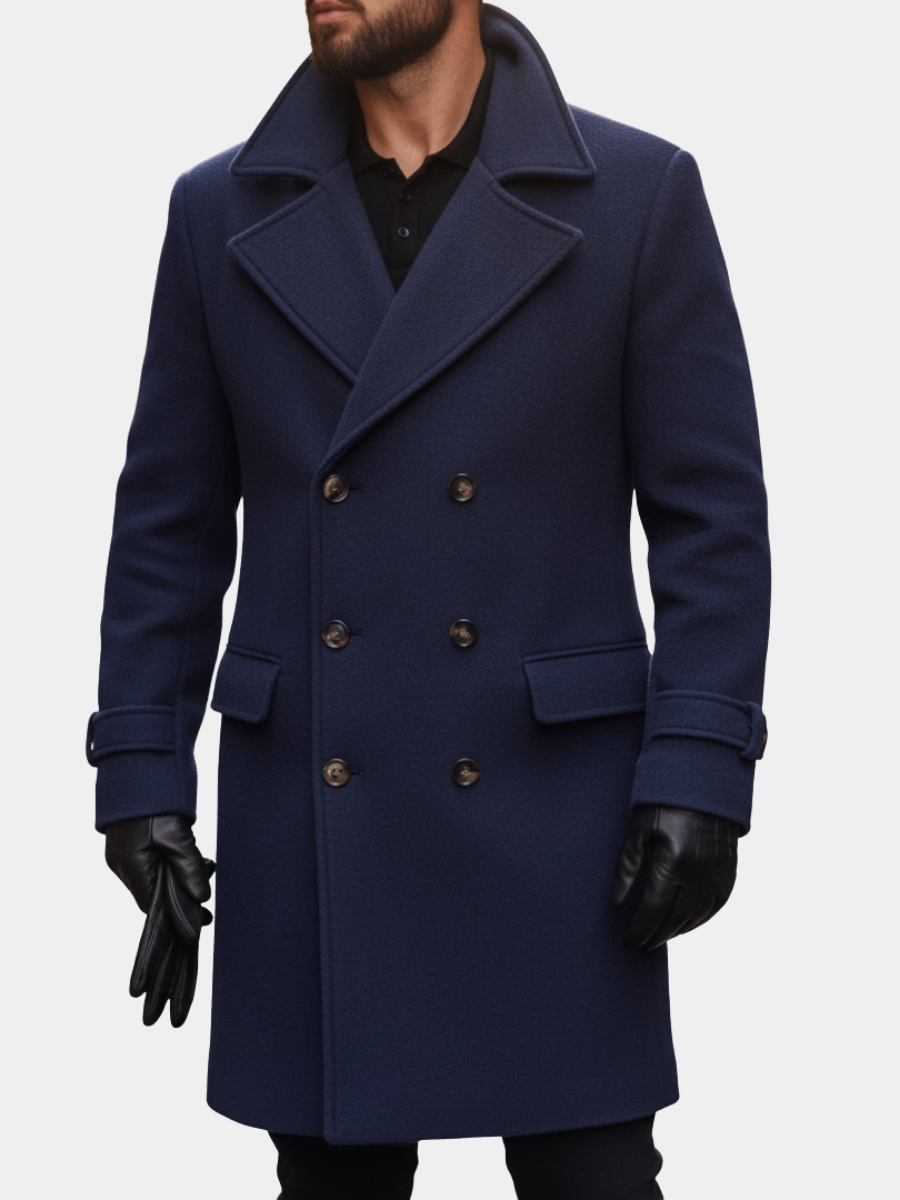 WISEMERE | CLASSIC WOOL COAT FOR MEN