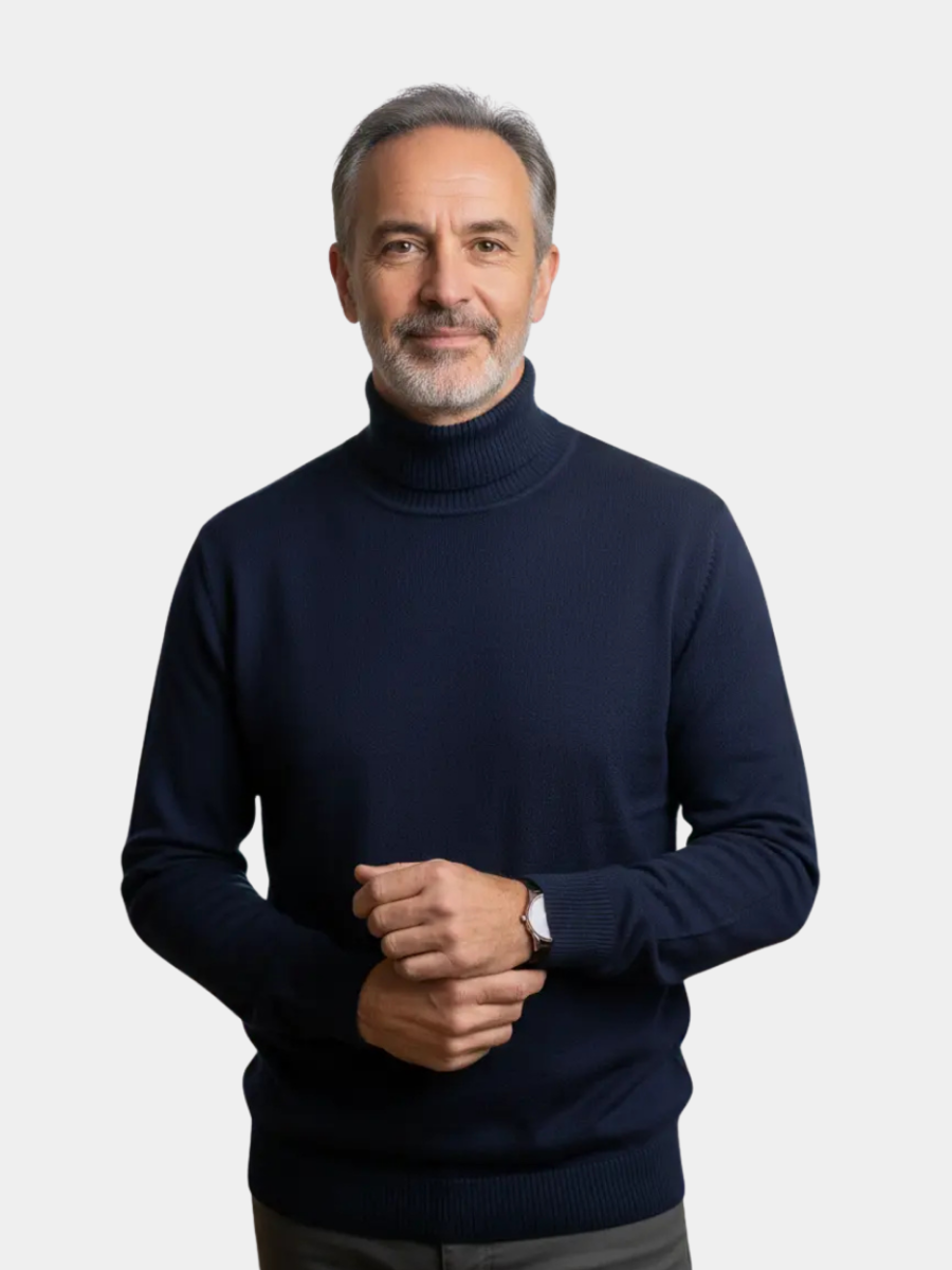 WISEMERE | CLASSIC TURTLENECK SWEATER FOR MEN