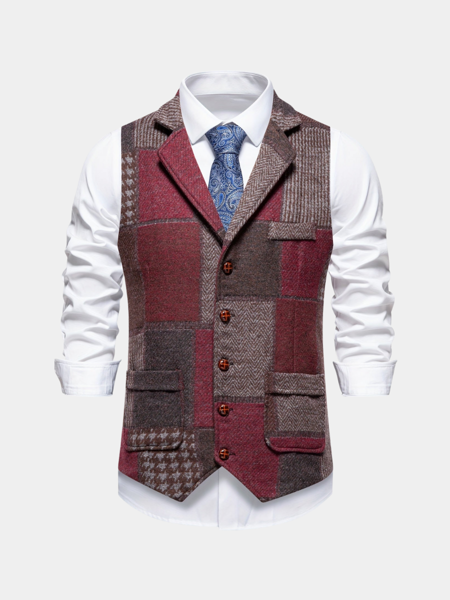 WISEMERE | FORMAL TWEED VEST FOR MEN