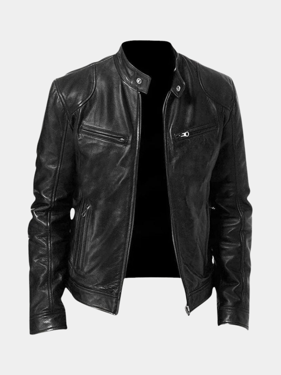 WISEMERE | ELEGANT LEATHER JACKET FOR MEN