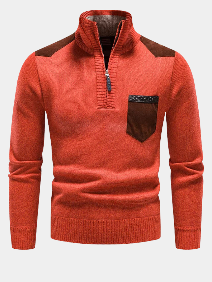 WISEMERE | MEN'S FLEECE SWEATER WITH ZIP