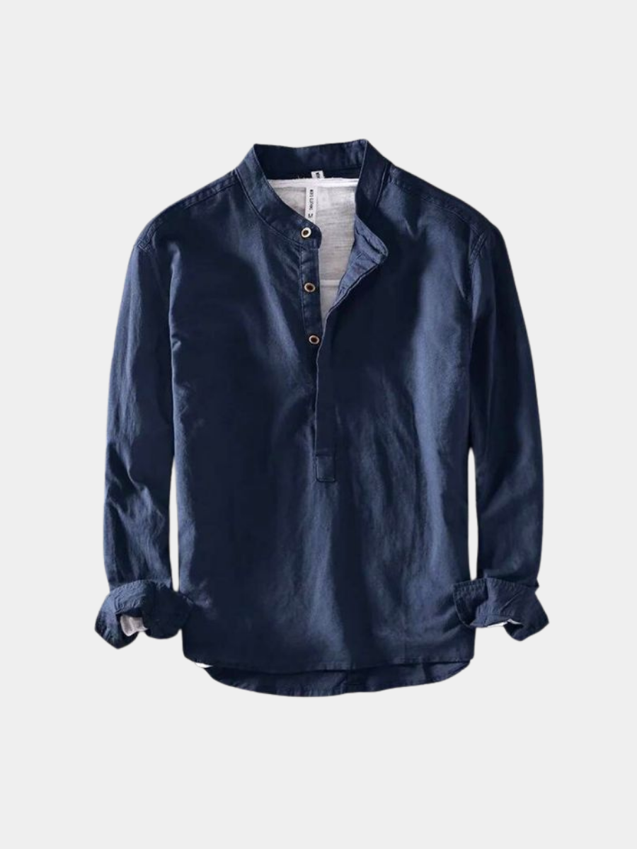 AVANOAH | MINIMALIST LINEN SHIRT FOR MEN