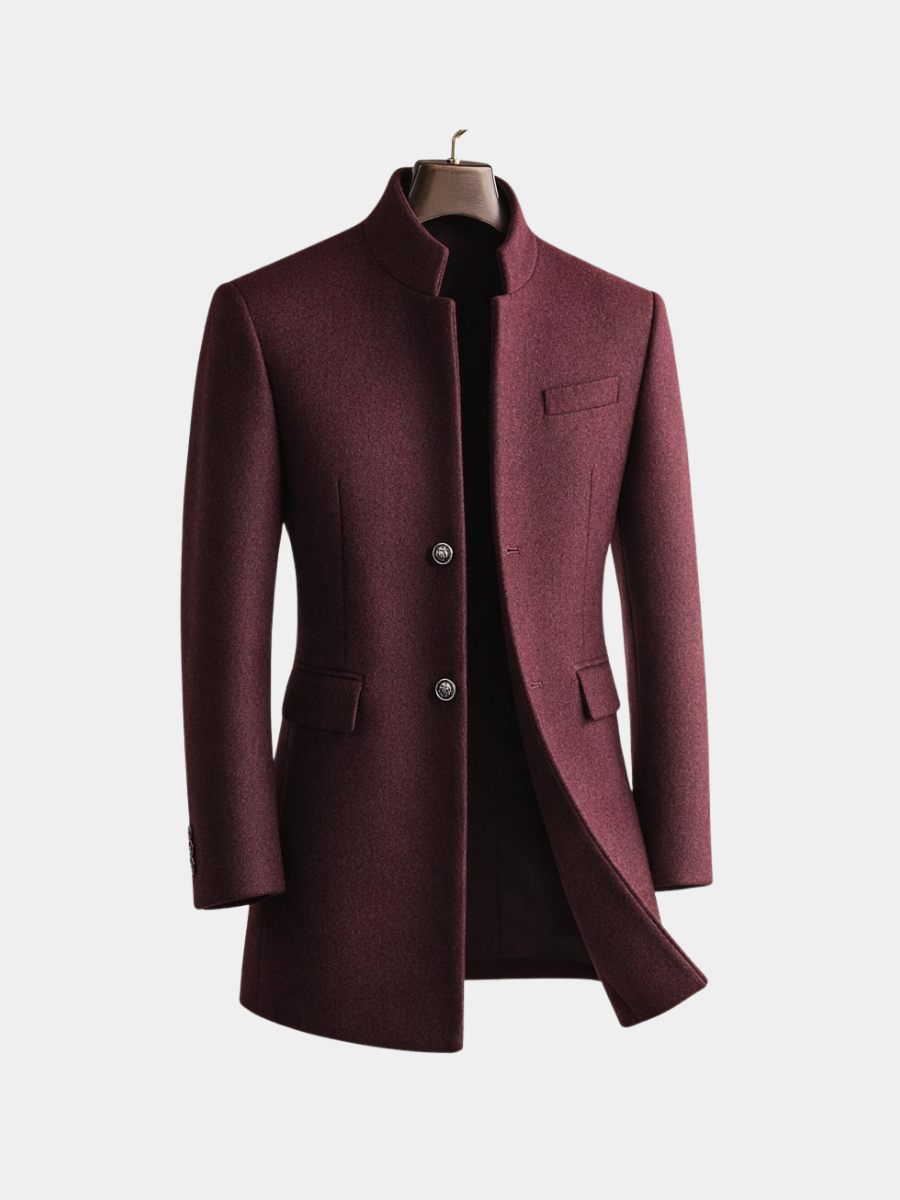WISEMERE | HIGH COLLAR COAT FOR MEN