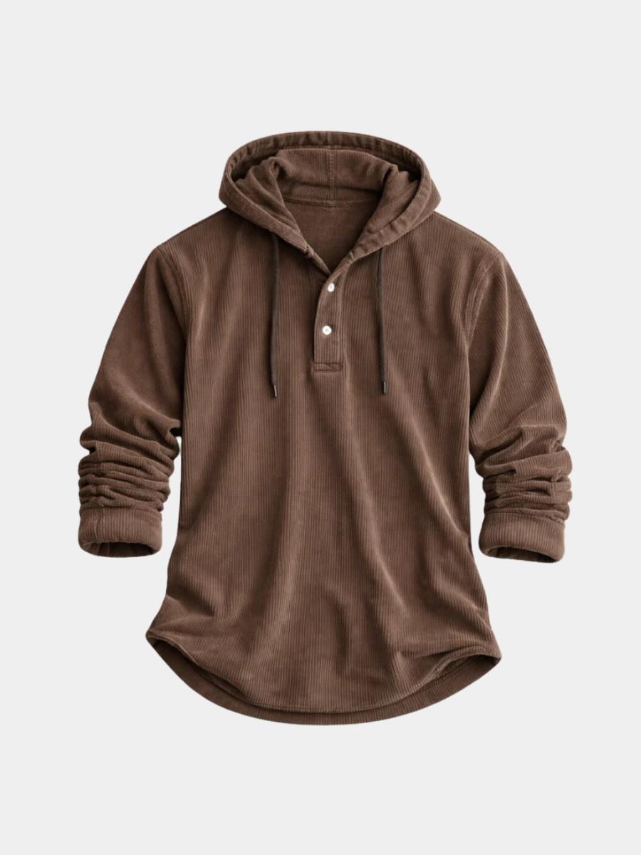 WISEMERE | CORDUROY HOODIE FOR MEN