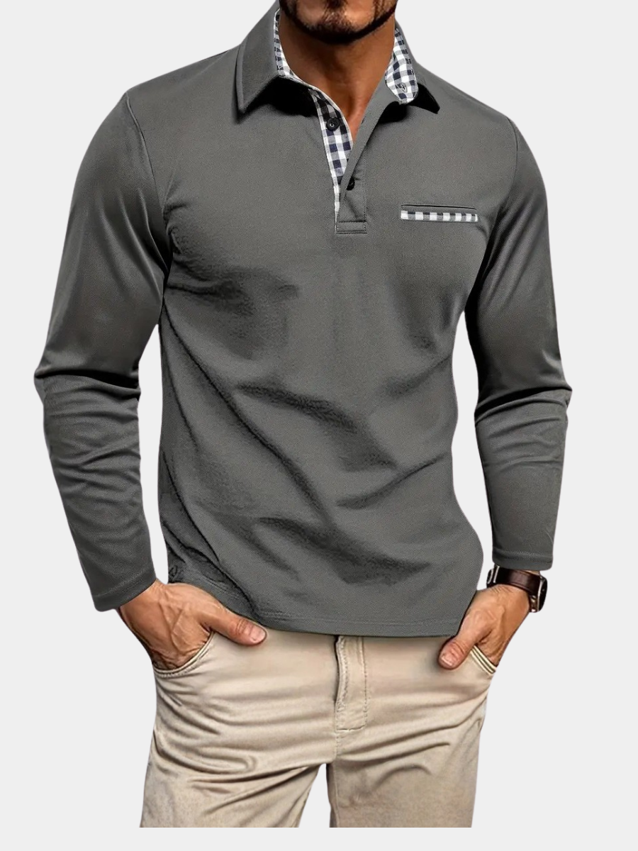 WISEMERE | MEN'S LONG SLEEVE POLO