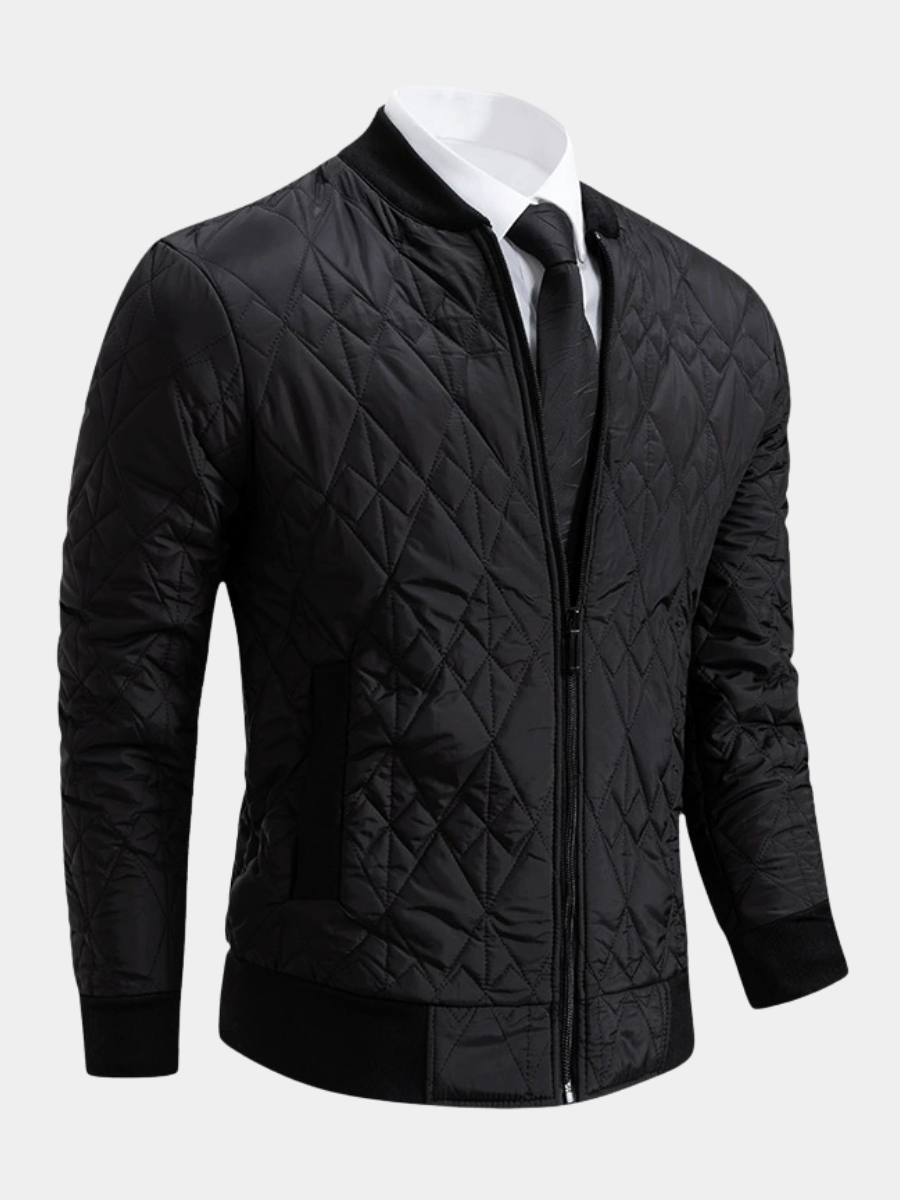 WISEMERE™ | Men's Quilted Zip Cardigan