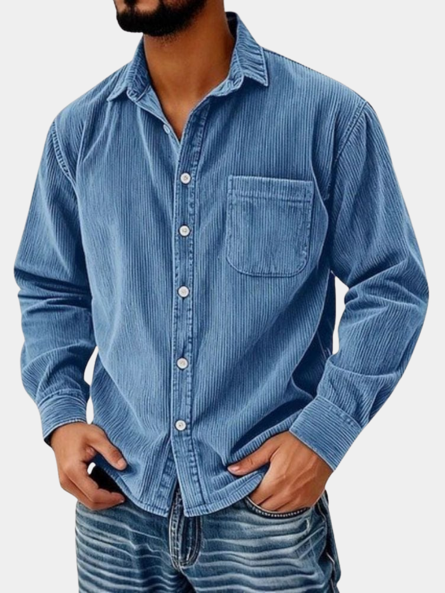 AVANOAH | CORDUROY BUTTONED SHIRT FOR MEN
