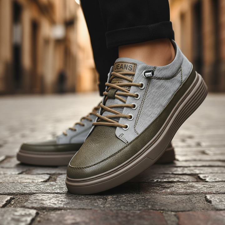 WISEMERE | MEN'S LEATHER SNEAKERS