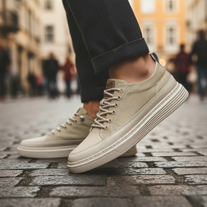 WISEMERE | MEN'S LEATHER SNEAKERS