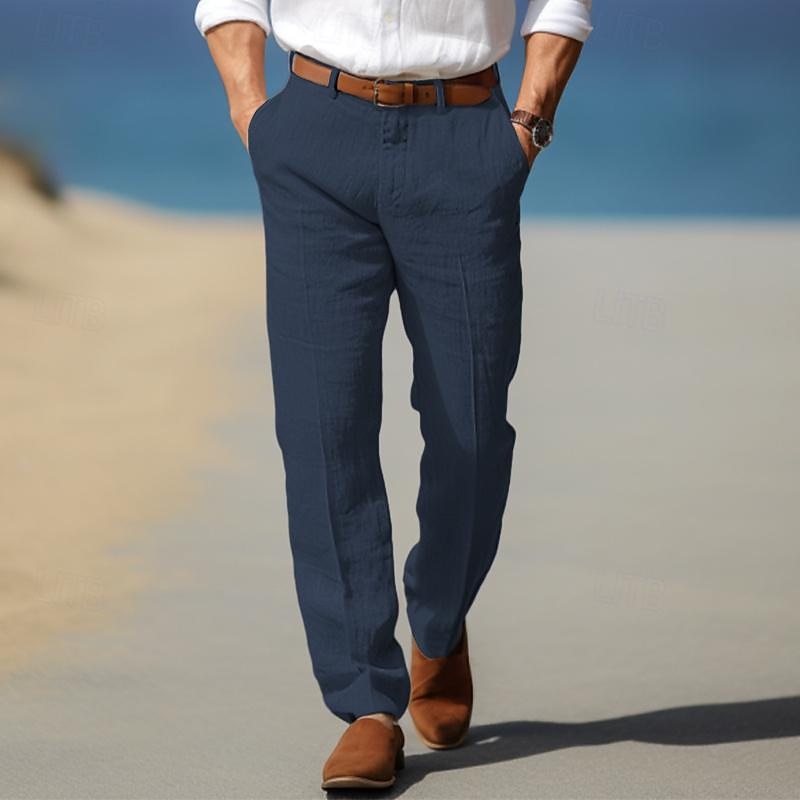 WISEMERE | LUXURY MEN'S PREMIUM LINEN PANTS (WITH BELT LOOPS)