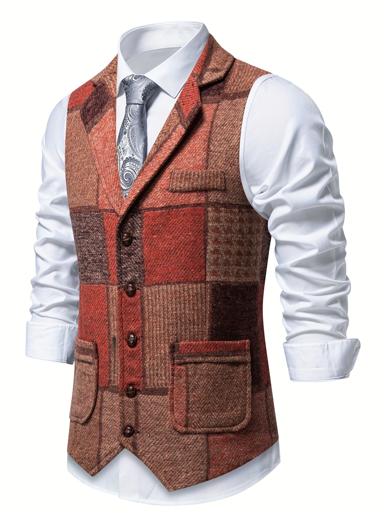 WISEMERE | FORMAL TWEED VEST FOR MEN