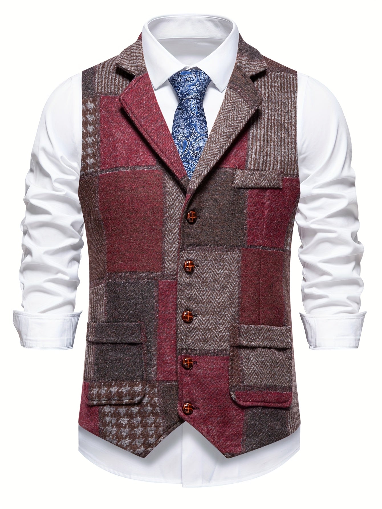 WISEMERE | FORMAL TWEED VEST FOR MEN