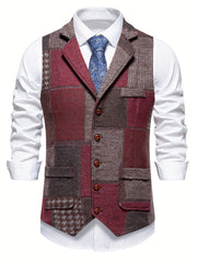 WISEMERE | FORMAL TWEED VEST FOR MEN