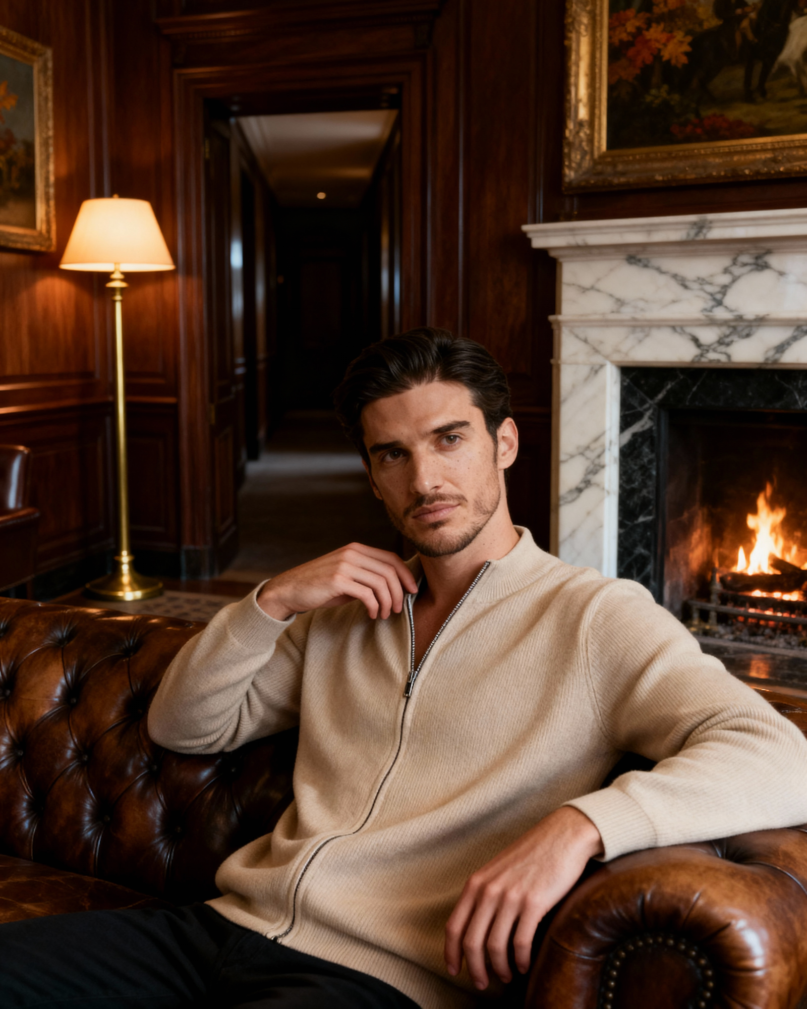 WISEMERE | CASHMERE ZIP-UP SWEATER