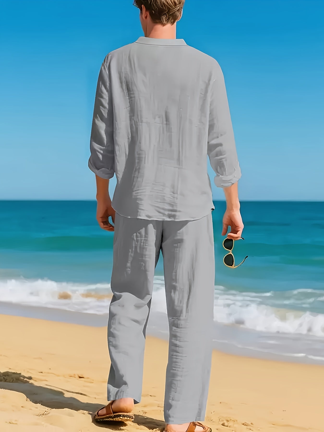 WISEMERE™ | Men's Coords Woven Linen