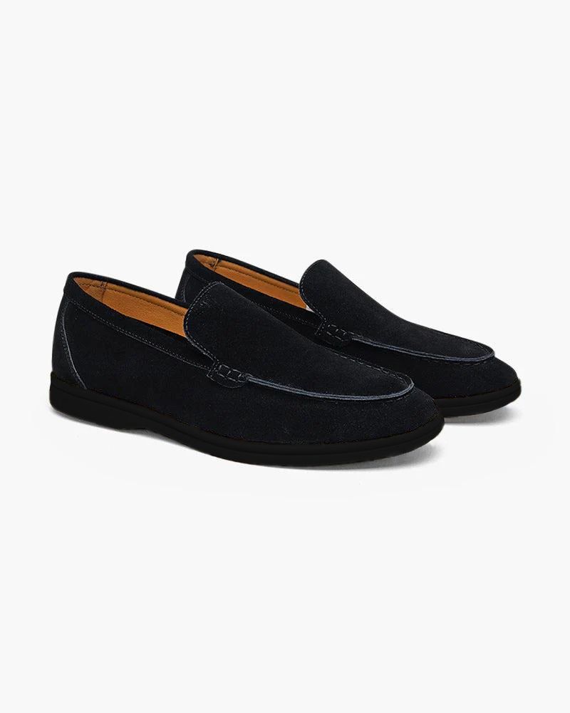 Wisemere | Premium Suede Loafers - Black Soles