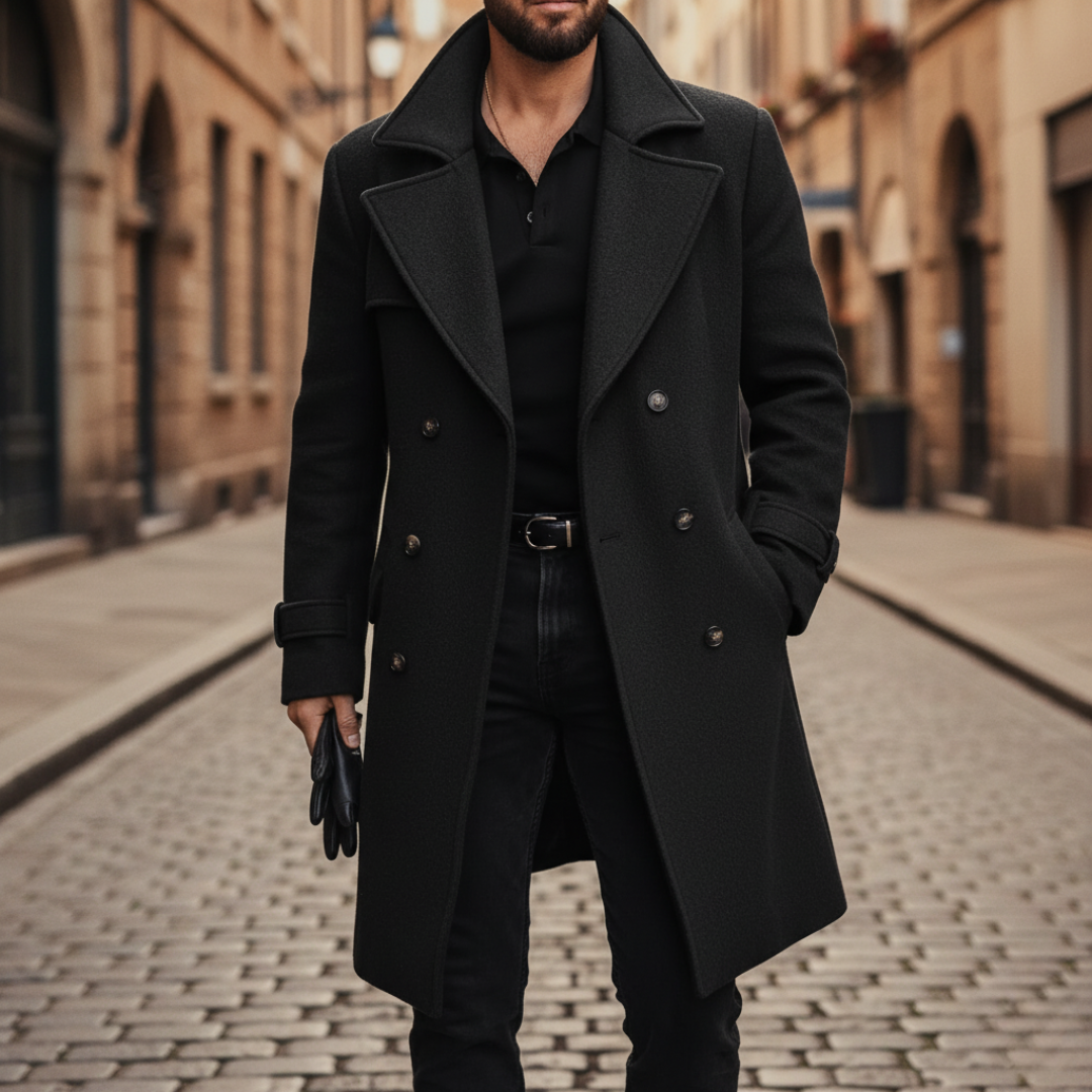 WISEMERE | CLASSIC WOOL COAT FOR MEN