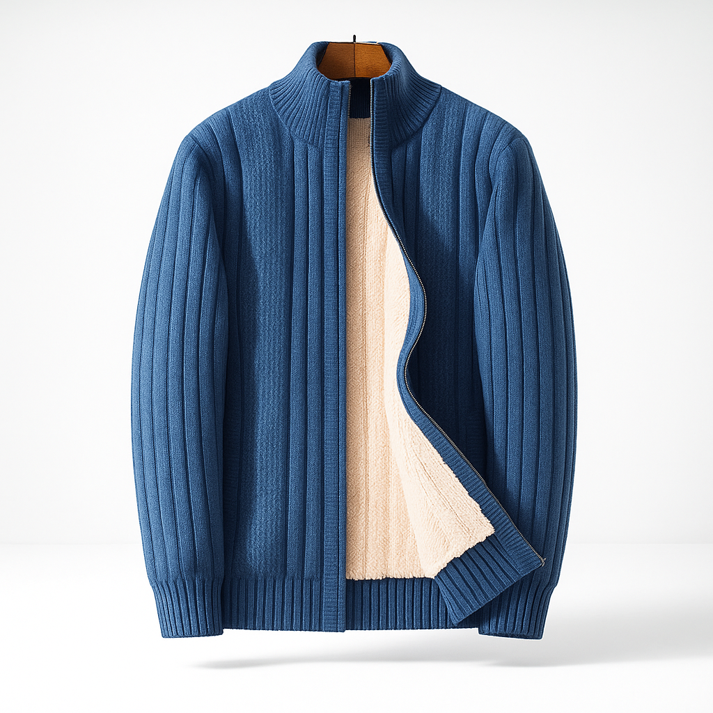 WISEMERE | ELEGANT AND FASHIONABLE CARDIGAN WITH ZIP FOR MEN