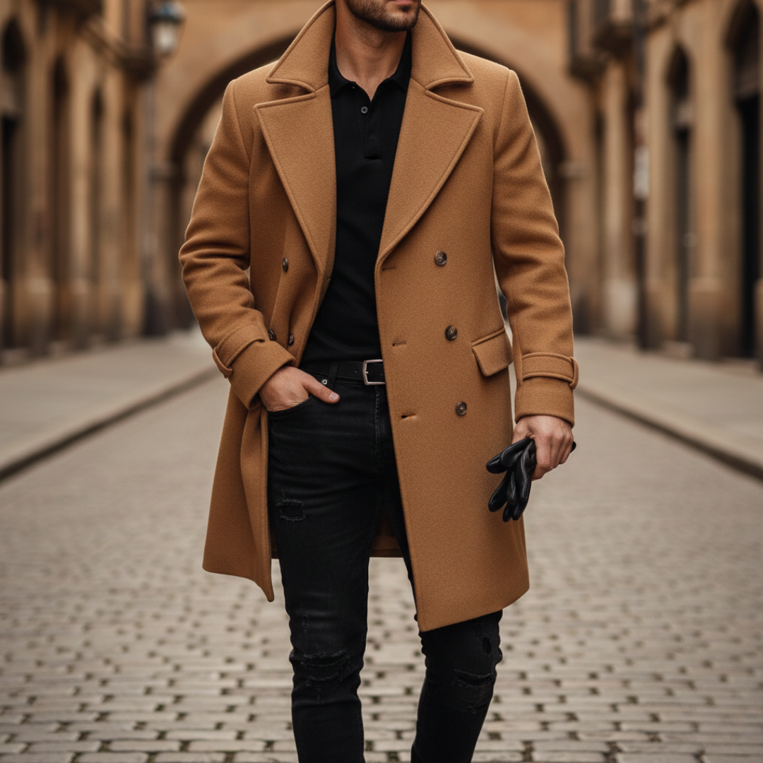 WISEMERE | CLASSIC WOOL COAT FOR MEN