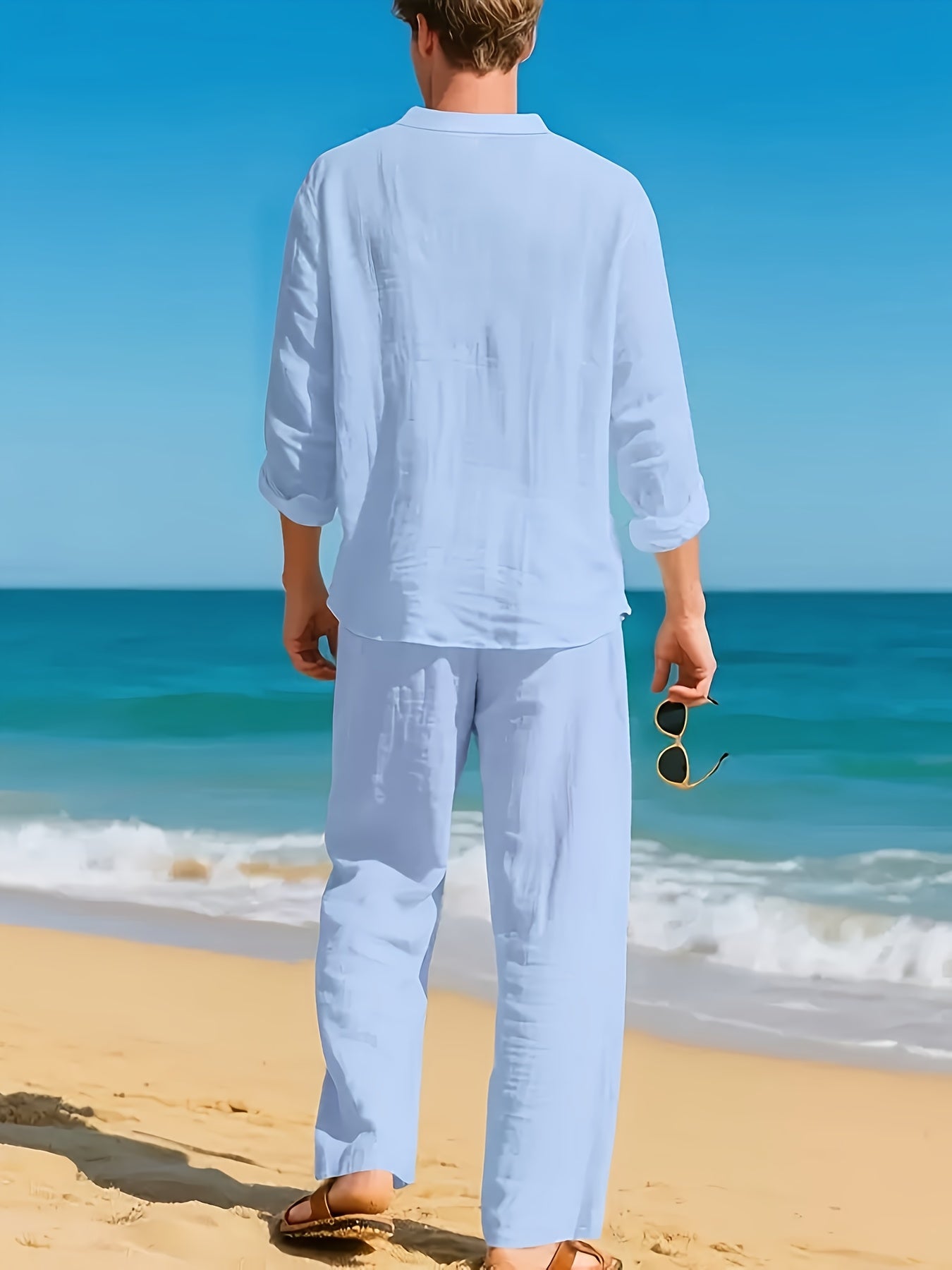 WISEMERE™ | Men's Coords Woven Linen
