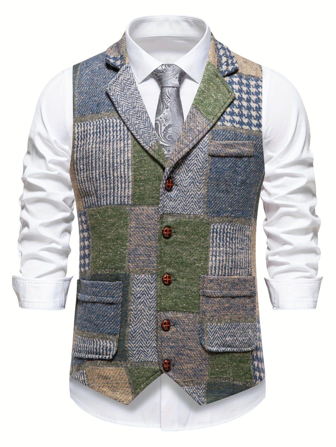 WISEMERE | FORMAL TWEED VEST FOR MEN