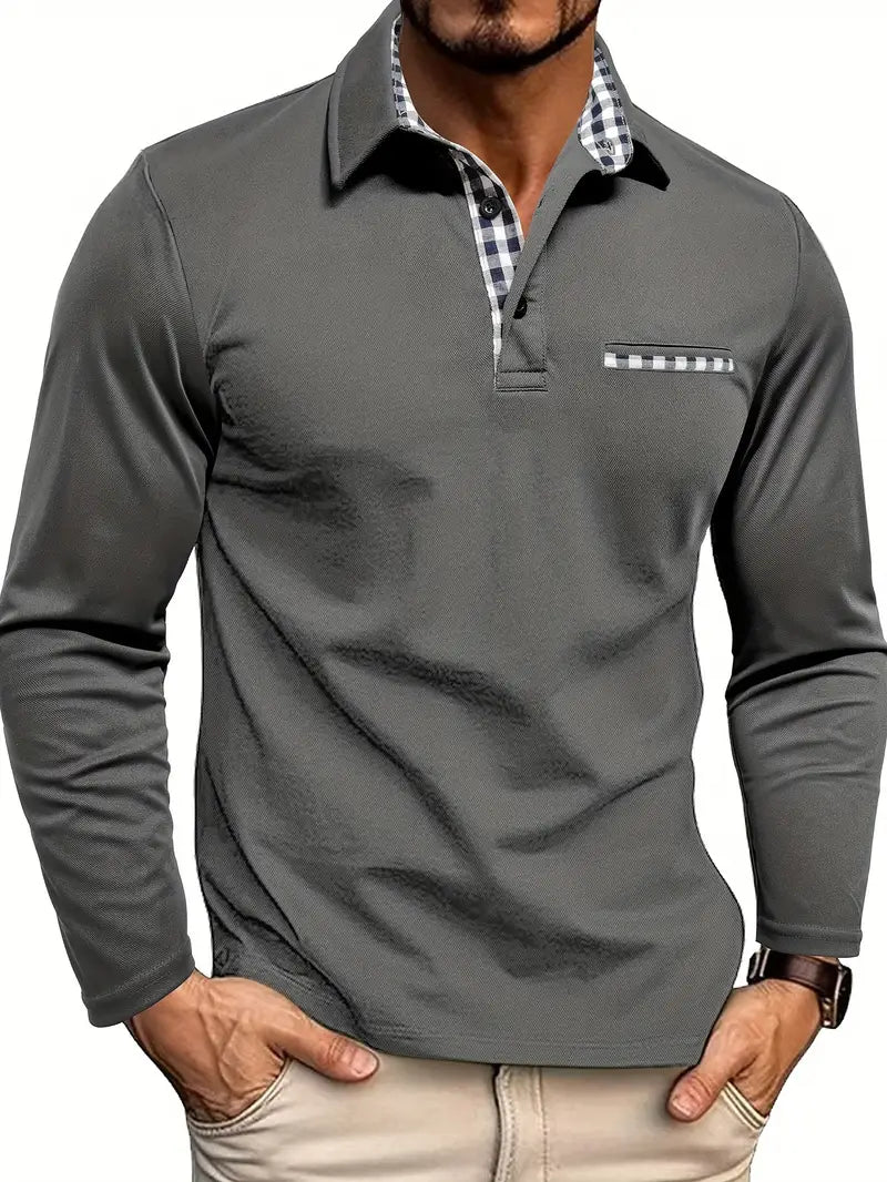 WISEMERE | MEN'S LONG SLEEVE POLO