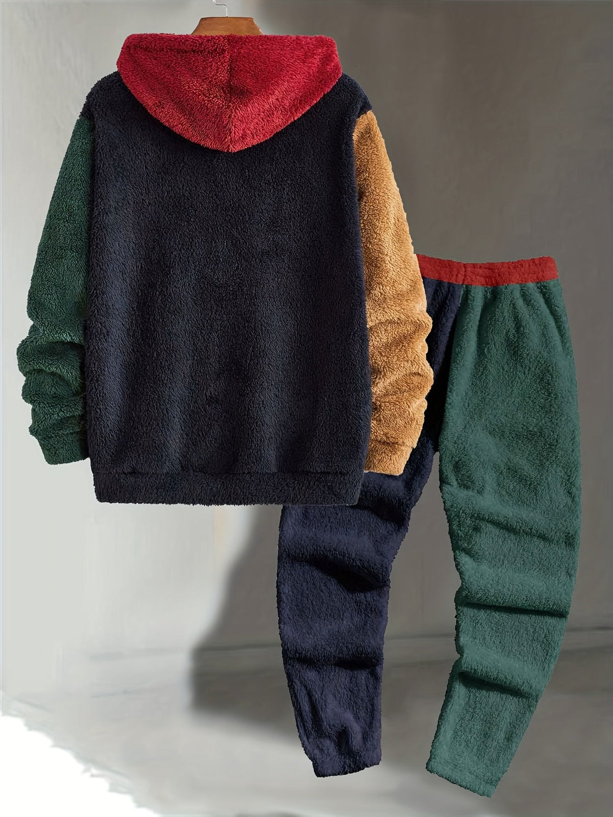 WISEMERE™ | Cozy Color-Block Two-Piece Set