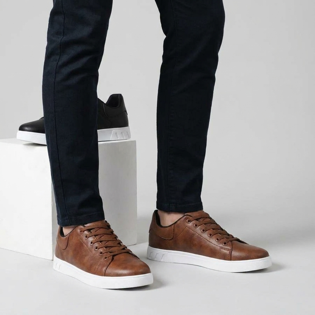 WISEMERE™ | Leather Trainers