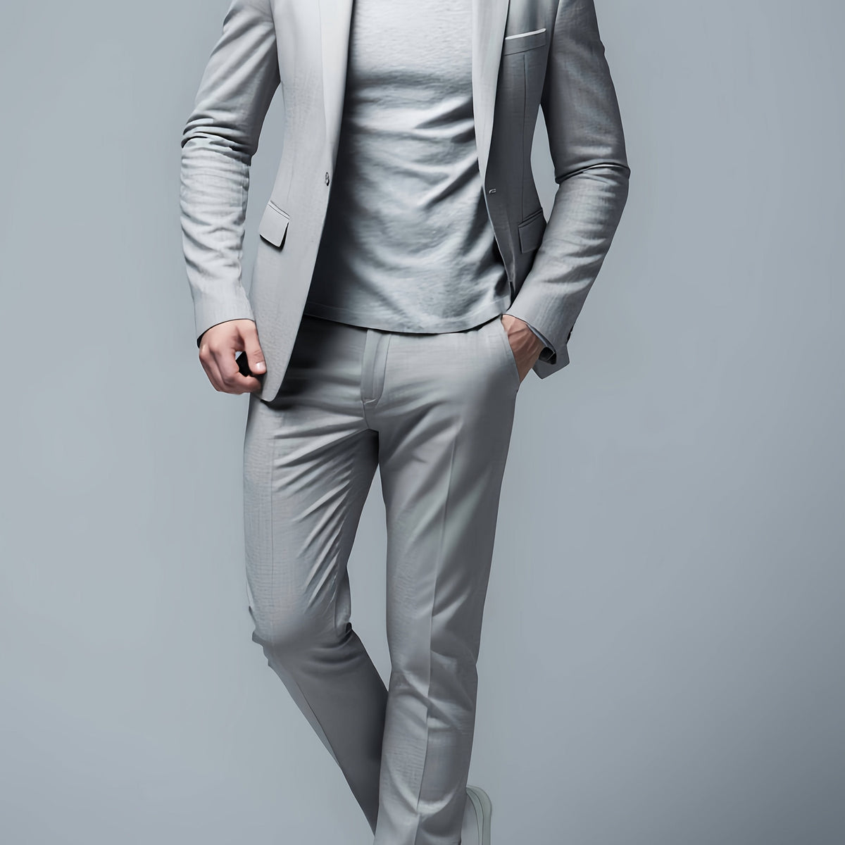 WISEMERE™ | Men's Stretch Two-Button Suit
