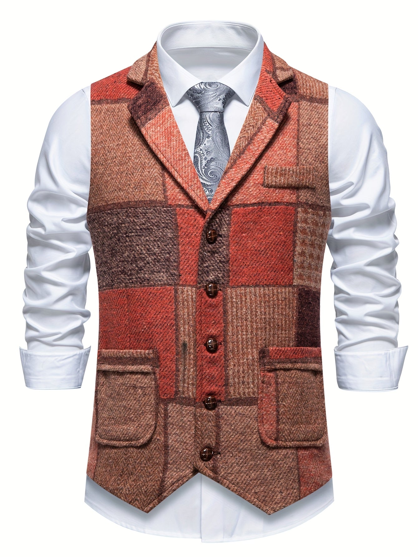 WISEMERE | FORMAL TWEED VEST FOR MEN