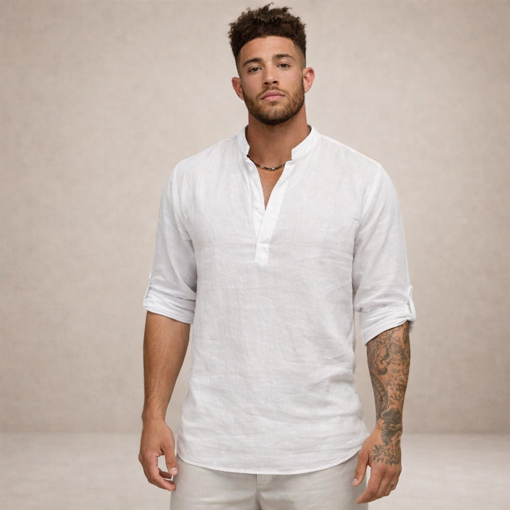 WISEMERE™ | Stand Collar Shirt