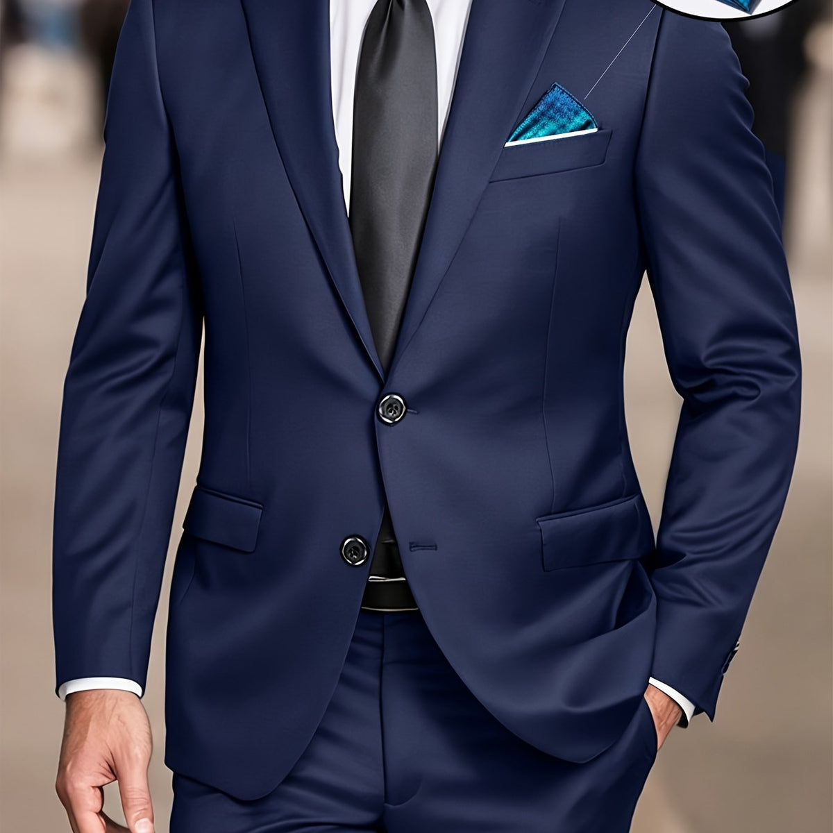 WISEMERE™ | Men's Two-Piece Formal Suit Set