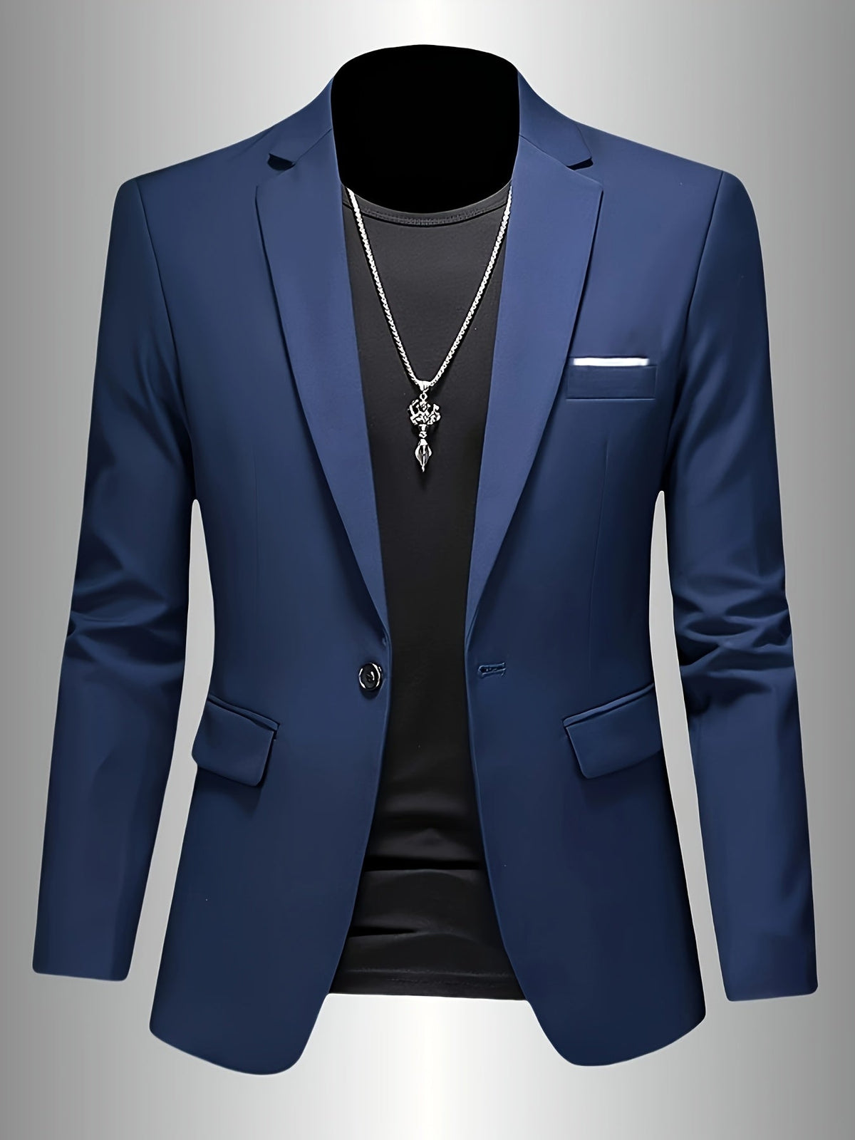 WISEMERE™ | Men's Single-Button Blazer