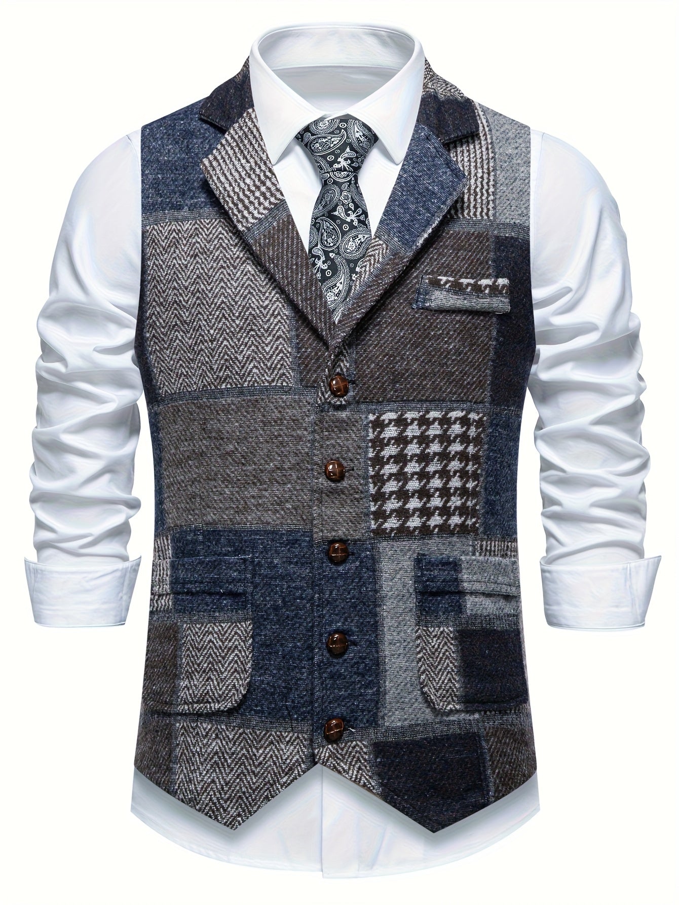 WISEMERE | FORMAL TWEED VEST FOR MEN