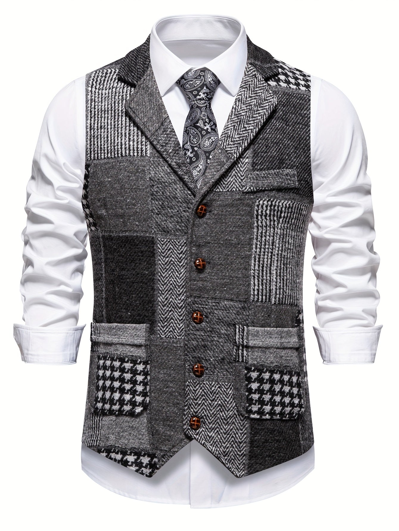 WISEMERE | FORMAL TWEED VEST FOR MEN
