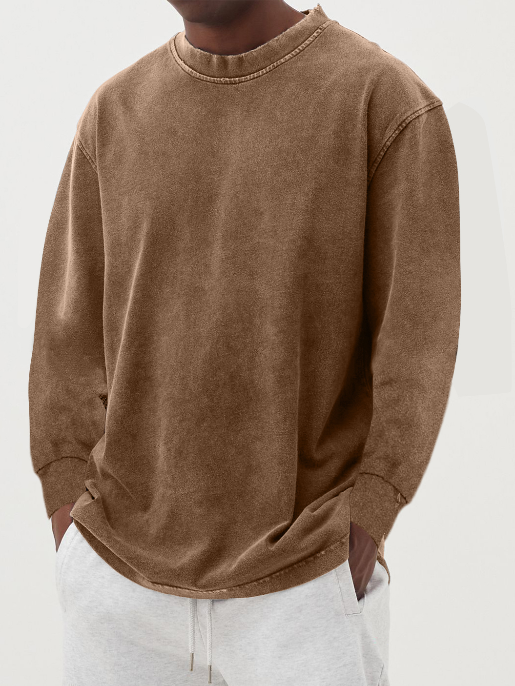 AVANOAH | SIMPLE LONG-SLEEVED T-SHIRT