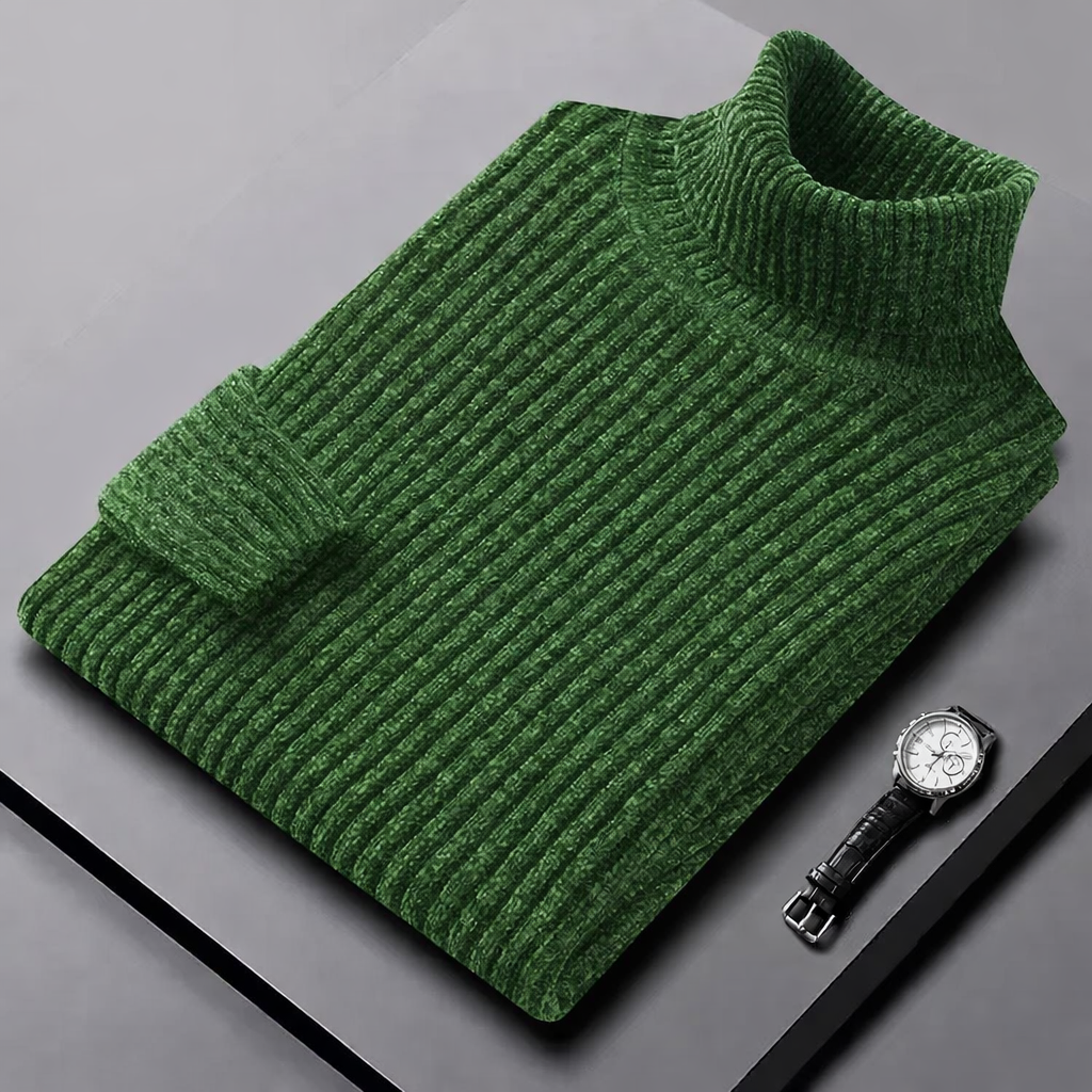 WISEMERE | ROLLED COLLAR SWEATER FOR MEN